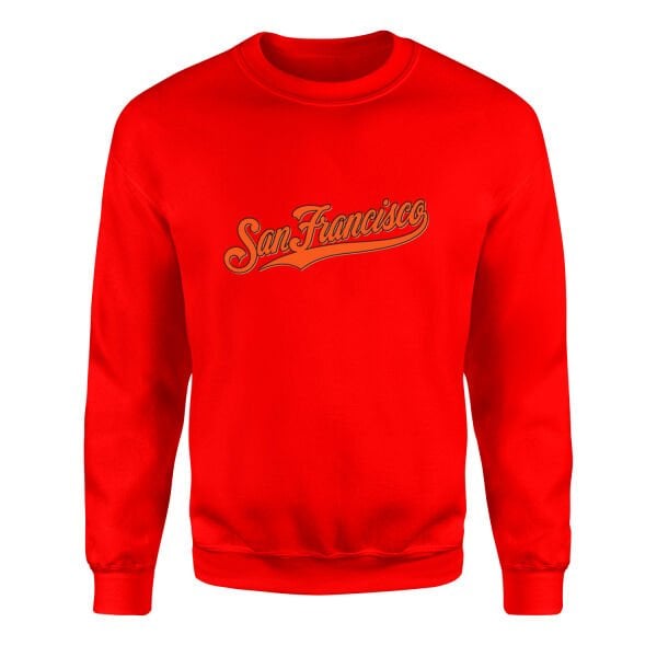 San Francisco Sweatshirt S - Kırmızı