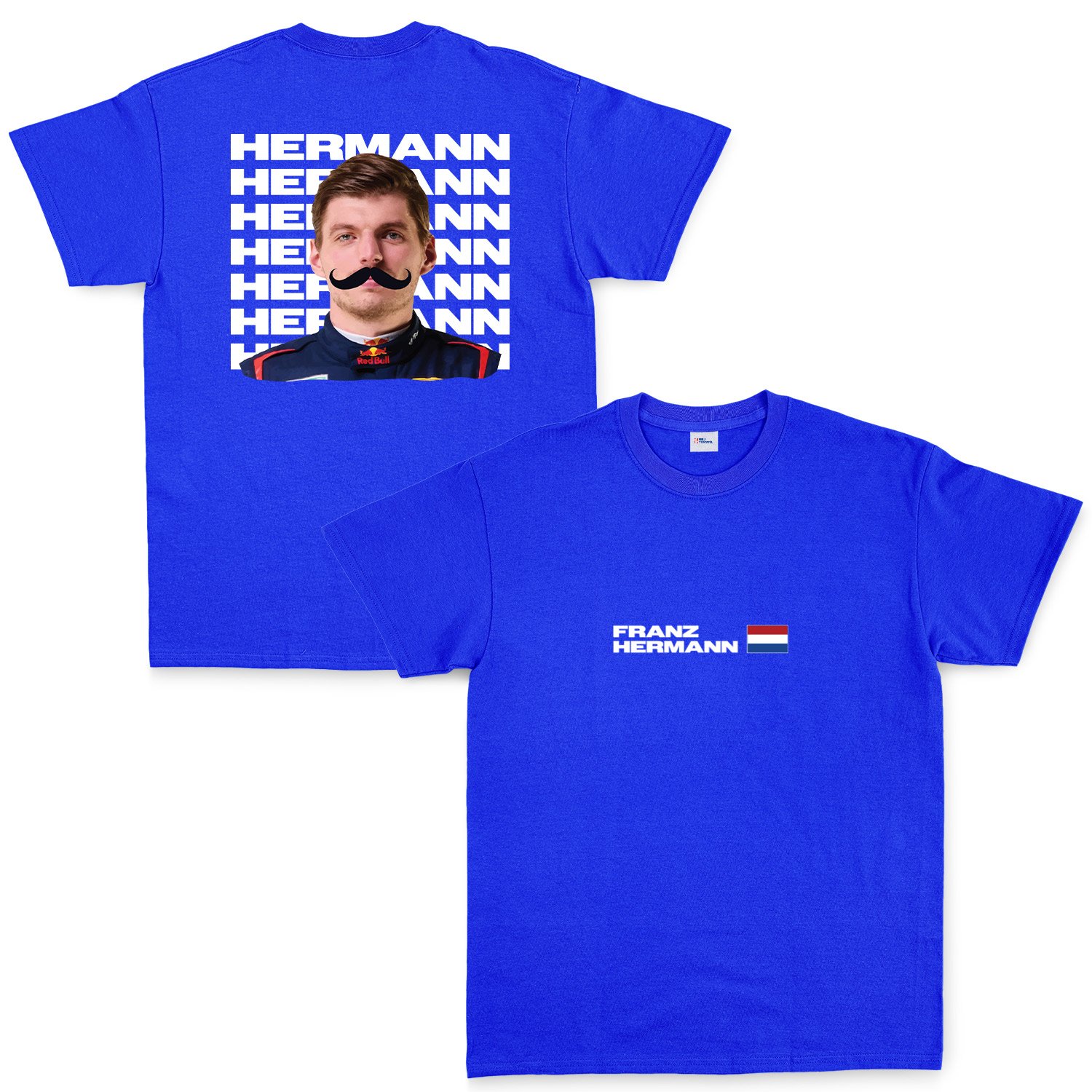 Franz Hermann Red Bull Driver Tişört M - Mavi