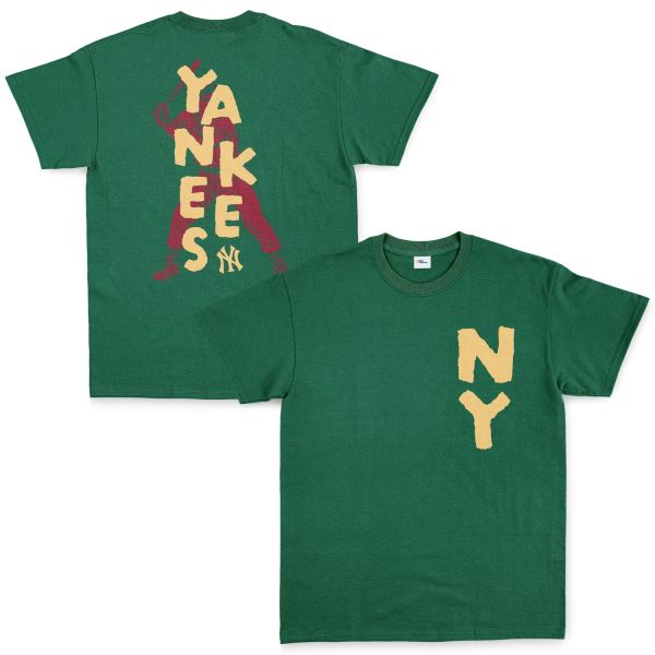 NY Yankees WS Legendary Edition Tişört L - Nefti Yeşili