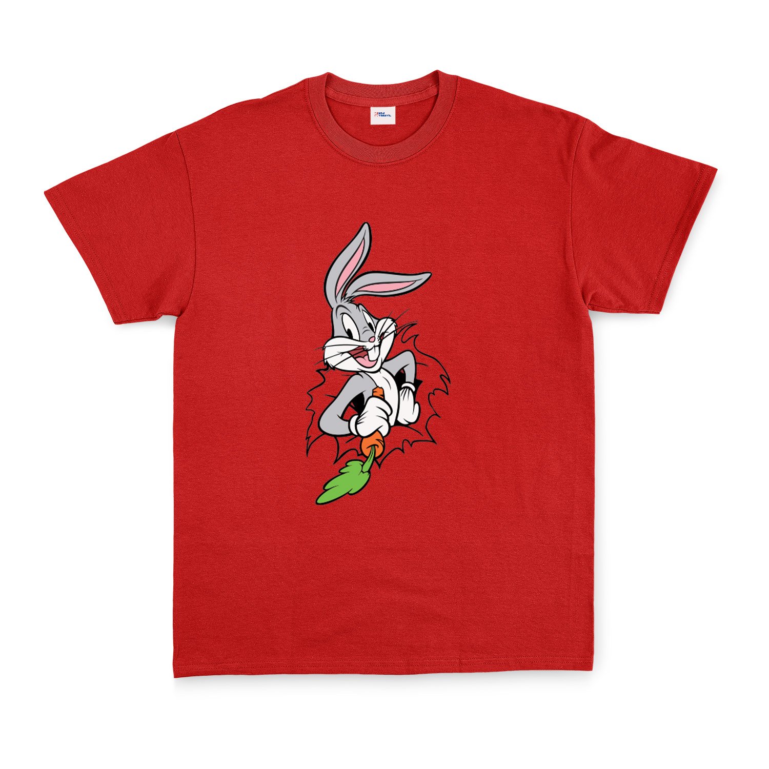 Bugs Bunny Splash Tişört XXL - Kırmızı