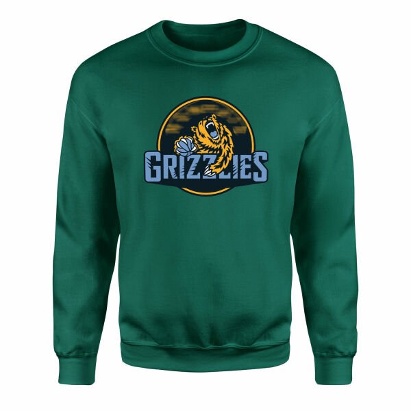 Grizzlies Sweatshirt XL - Nefti Yeşili