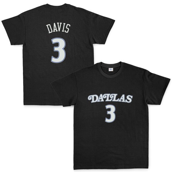 Anthony Davis 3 Dallas Forma Tişört M - Siyah