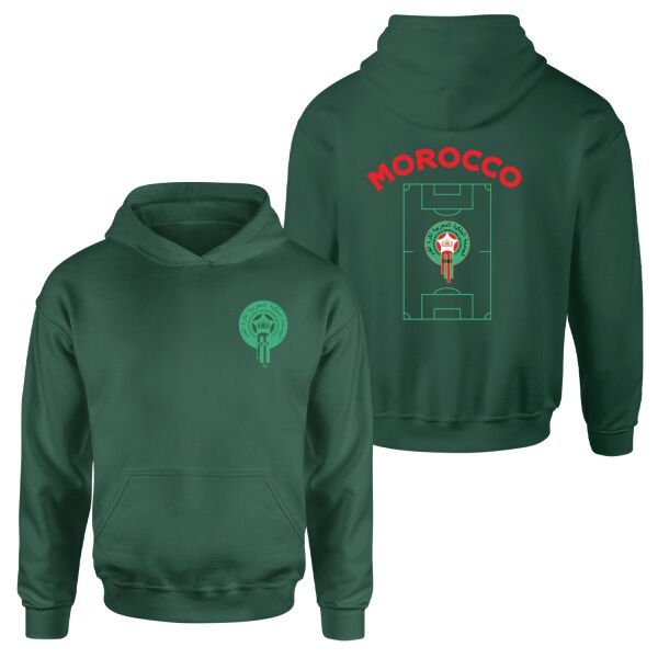 Fas Dünya Kupası 2026 Hoodie XL - Nefti Yeşili