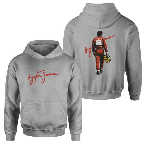 Senna Legend Hoodie S - Gri