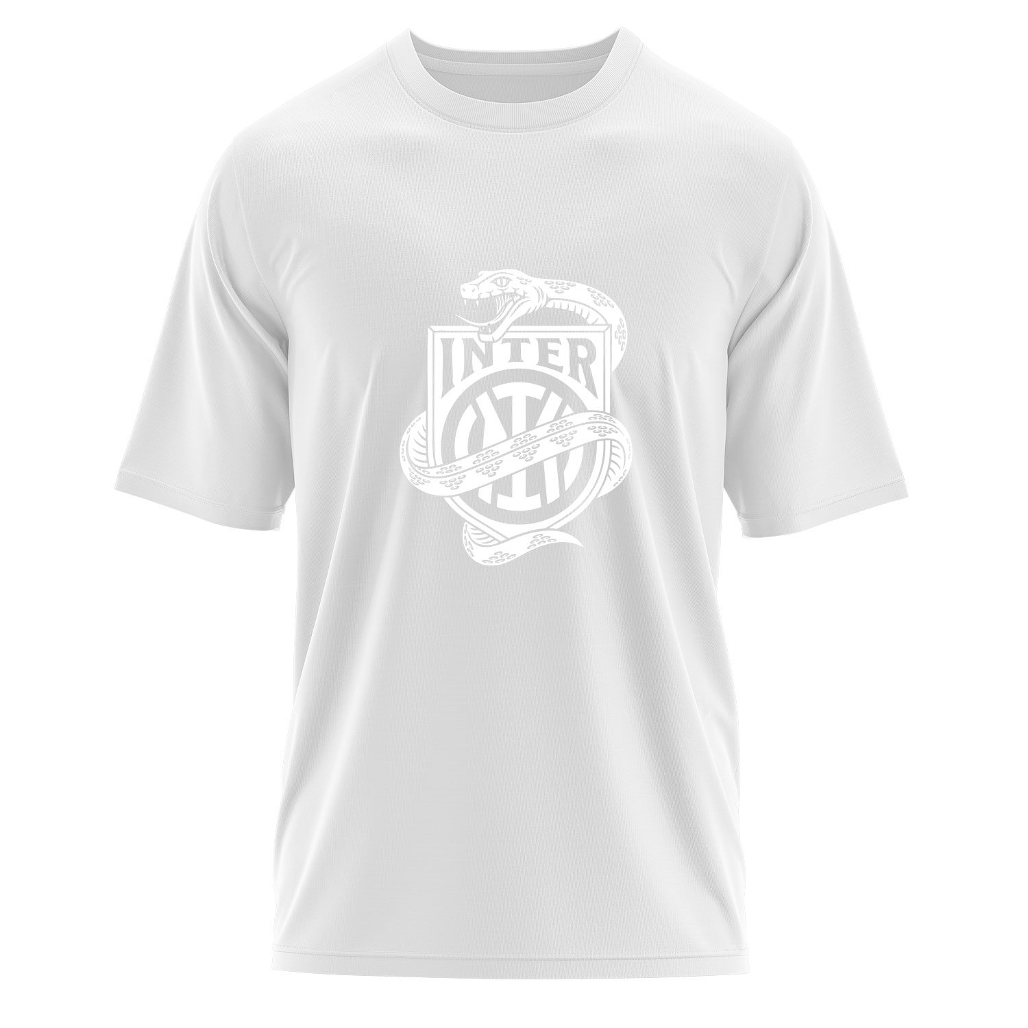 Inter Milan Oversize Tişört XL - Beyaz