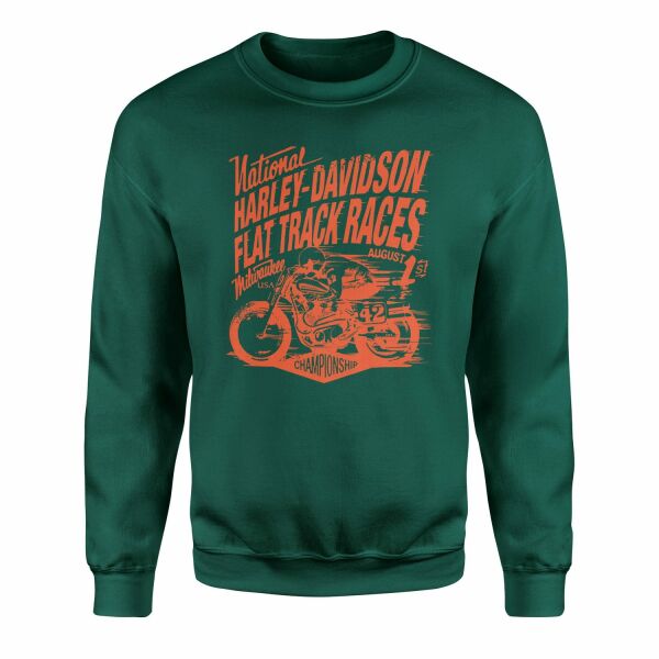 Harley-Davidson XIII Sweatshirt XL - Nefti Yeşili
