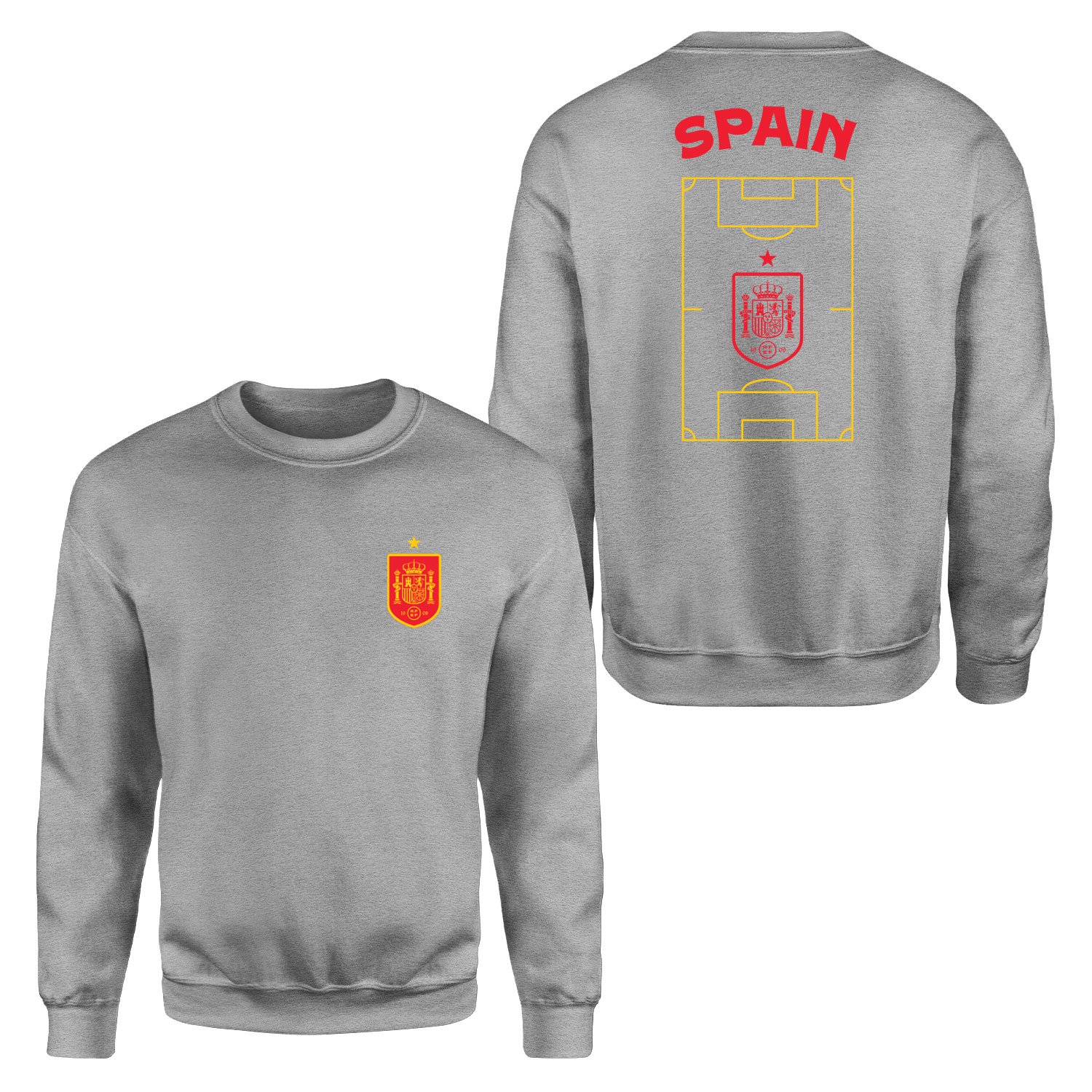 İspanya Dünya Kupası 2026 Sweatshirt M - Gri