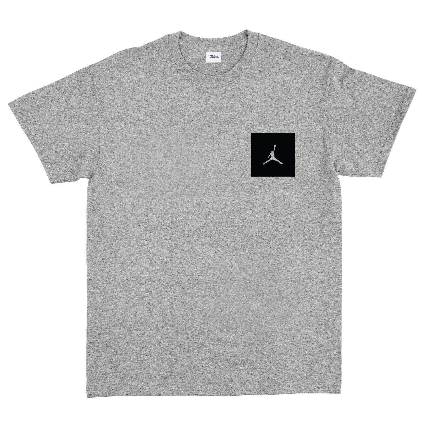 Air Jordan Black Patch Tişört XXL - Gri