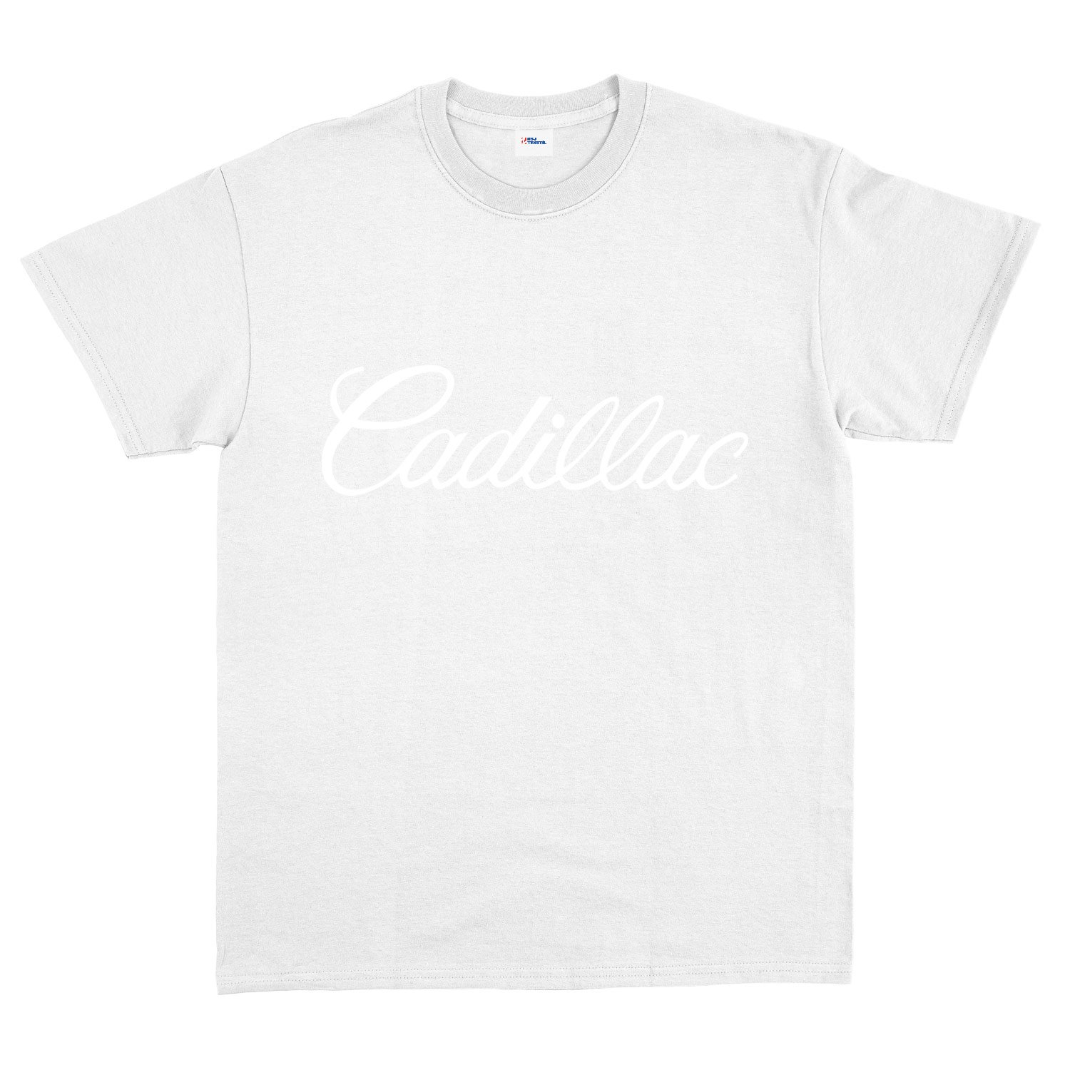 Cadillac Script Tişört XXL - Beyaz