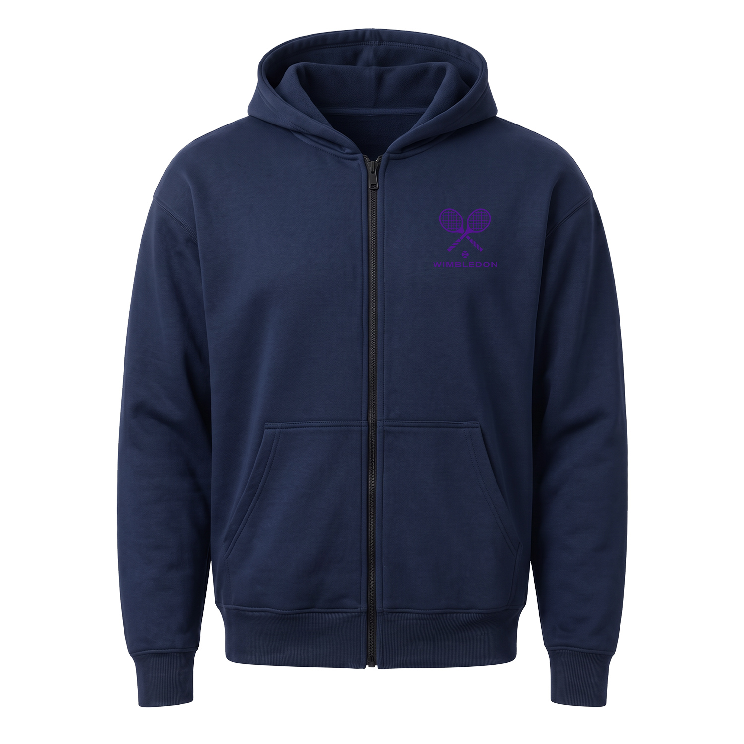 Wimbledon R II Fermuarlı Kapüşonlu Sweatshirt