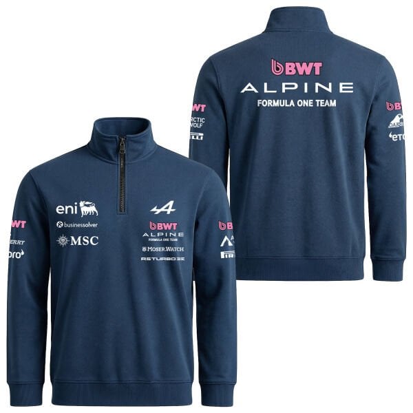 Alpine Racing 2026 Teamline Yarım Fermuarlı Sweatshirt