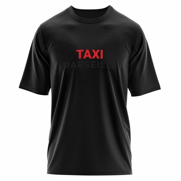 Taxi Marseille Oversize Tişört