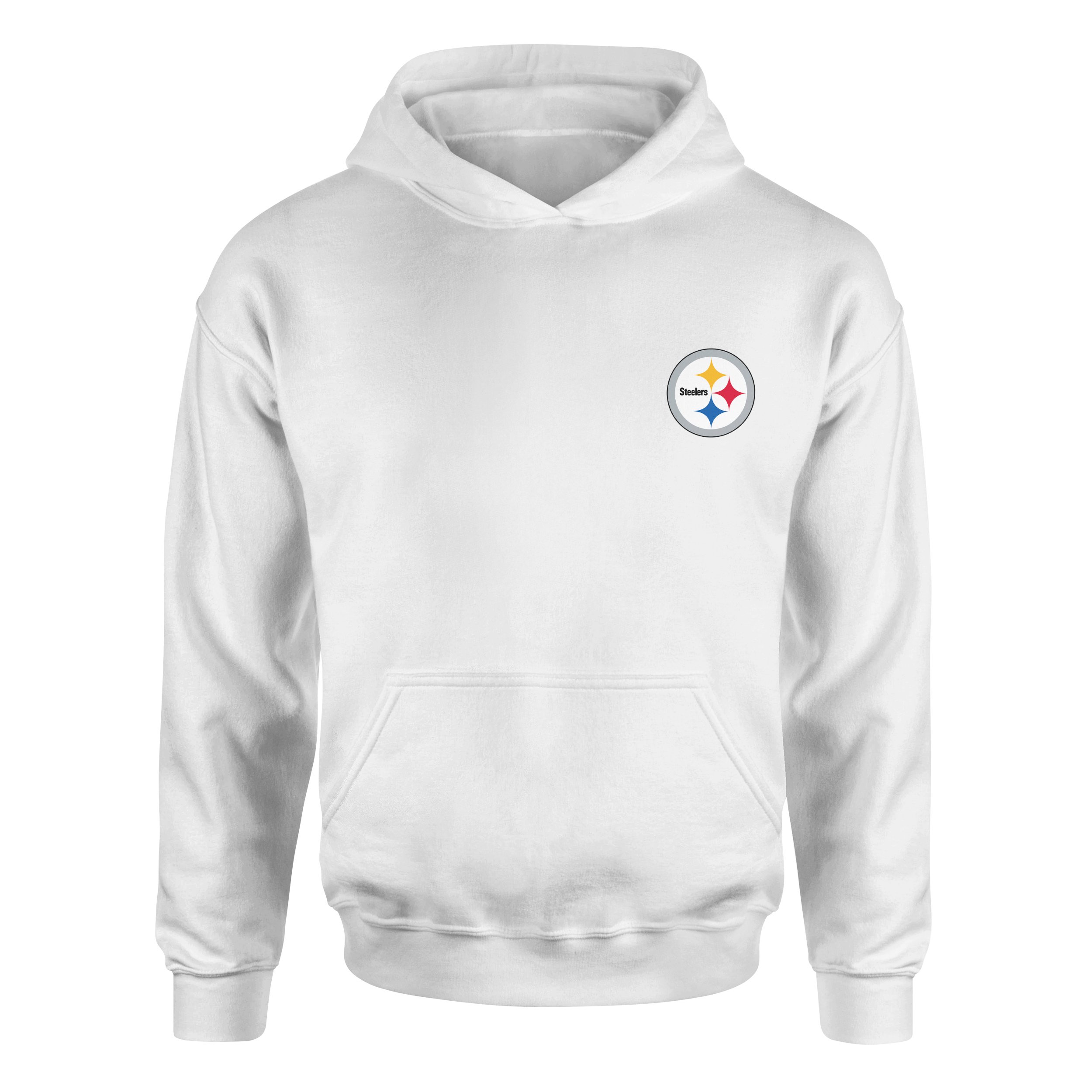 Pittsburgh Steelers Hoodie L - Beyaz