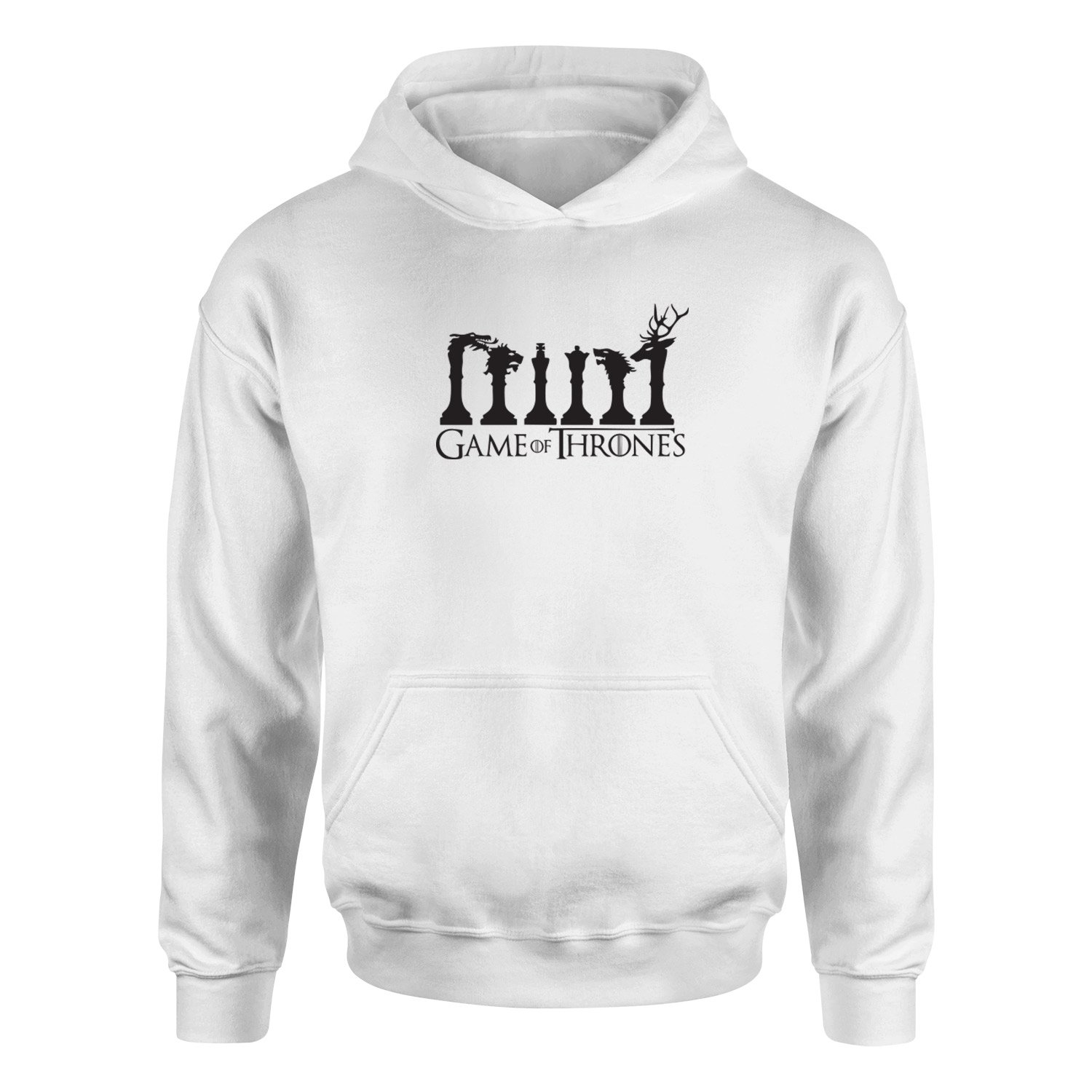 GoT Chess Hoodie XXL - Beyaz