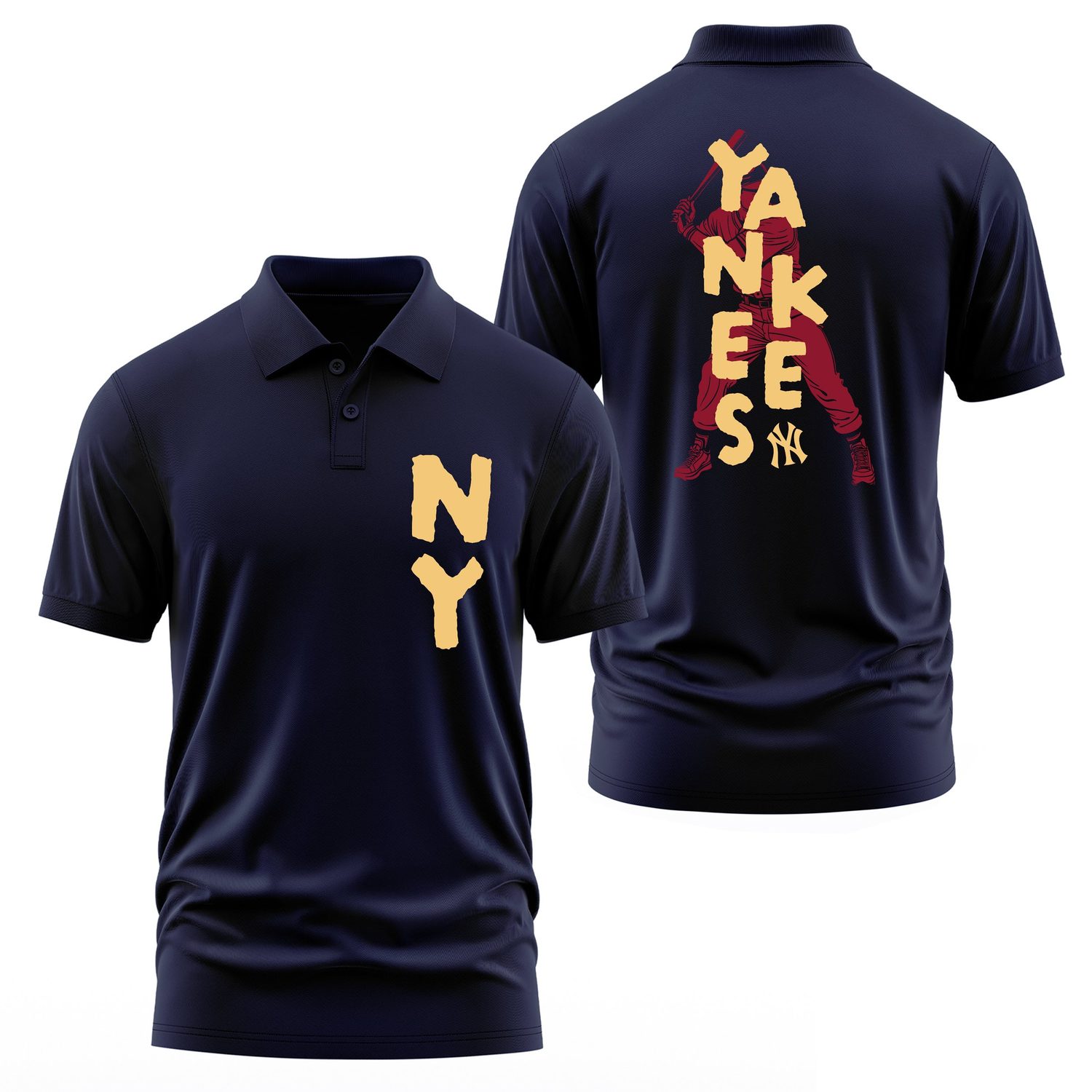 NY Yankees WS Legendary Edition Polo Tişört XXL - Lacivert