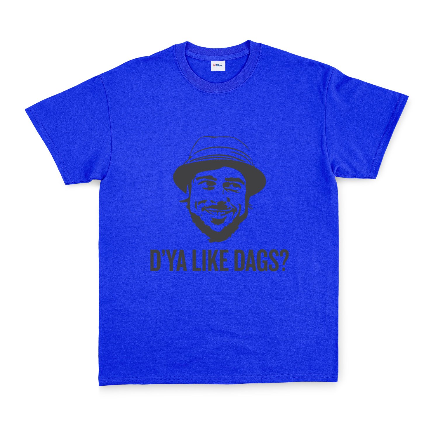 D’ya Like Dags? Snatch Tişört L - Mavi