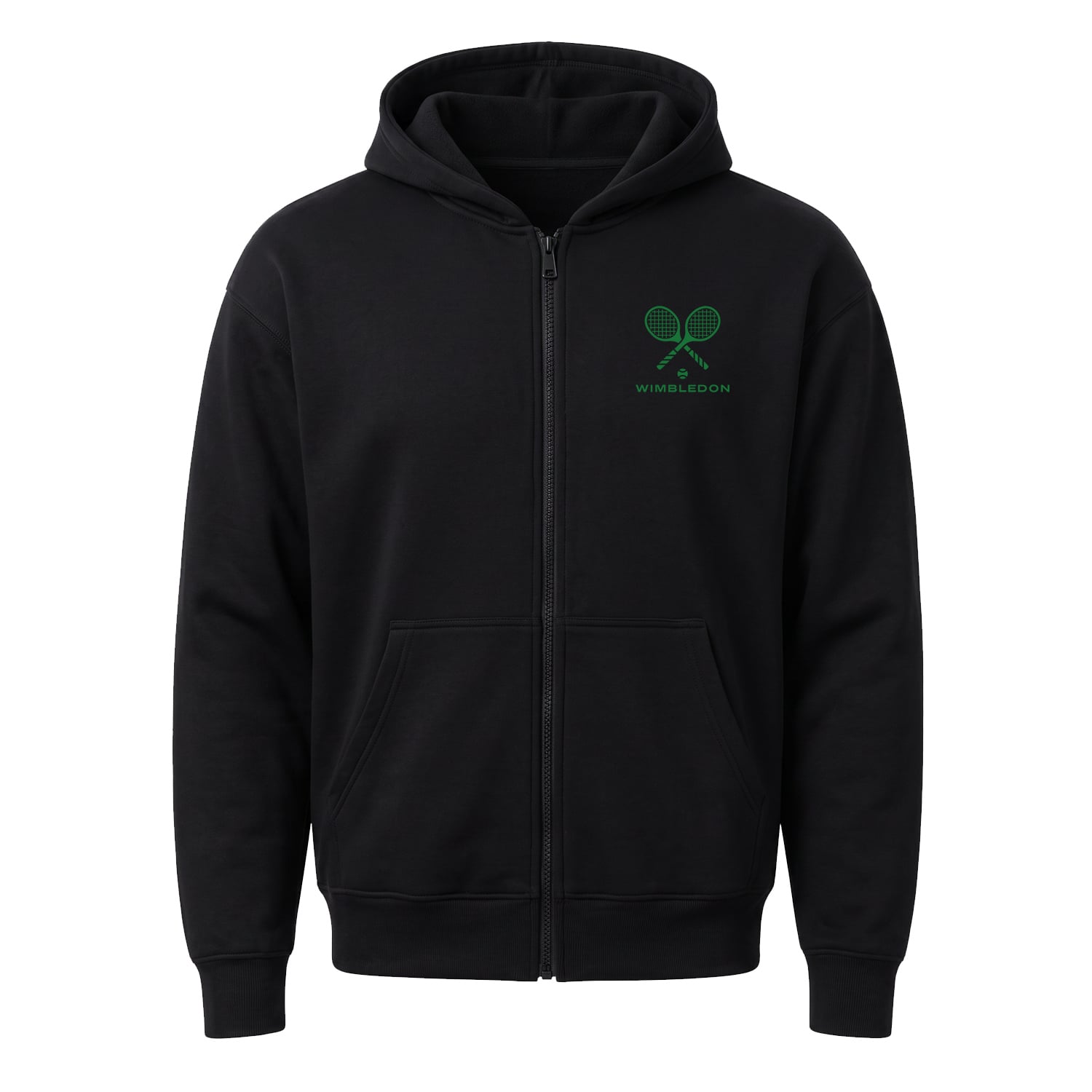 Wimbledon R III Fermuarlı Kapüşonlu Sweatshirt