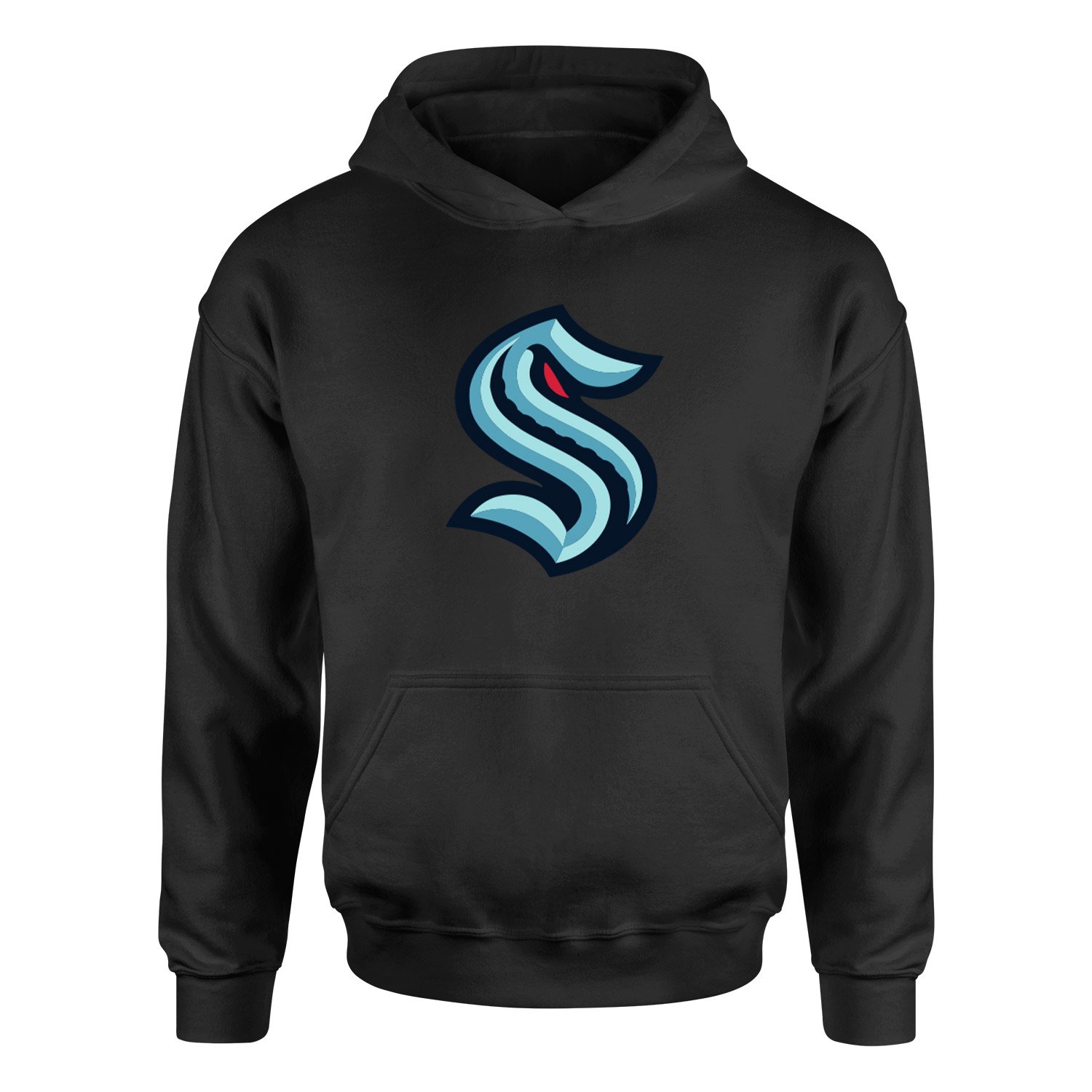 Seattle Kraken Shield Hoodie XXL - Siyah