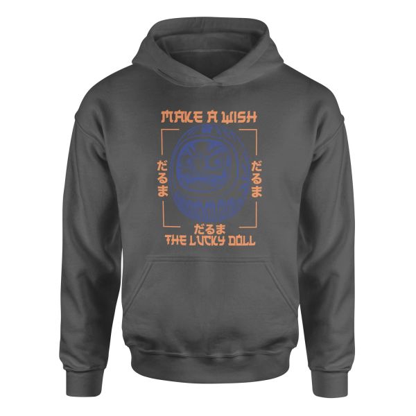 The Lucky Doll Hoodie M - Füme