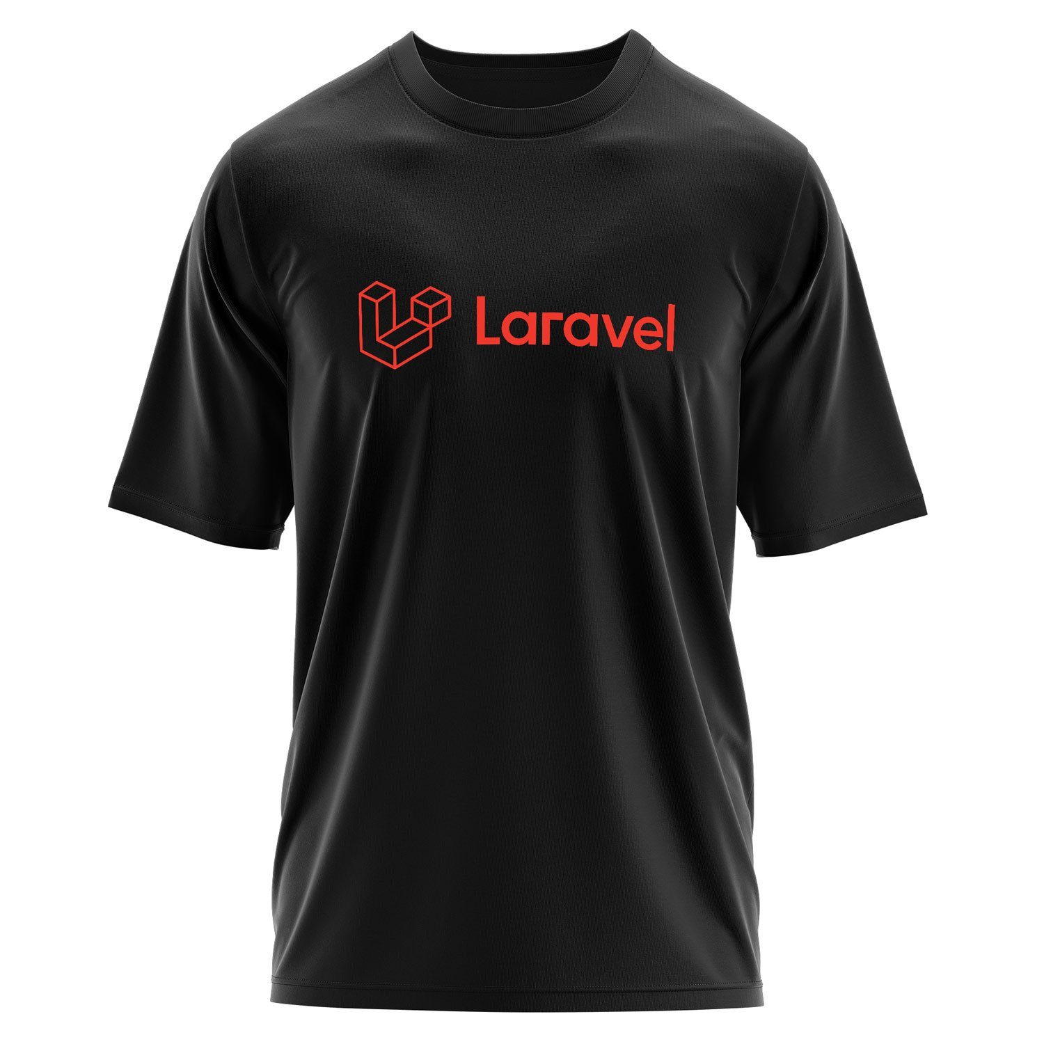 Laravel Oversize Tişört L - Siyah