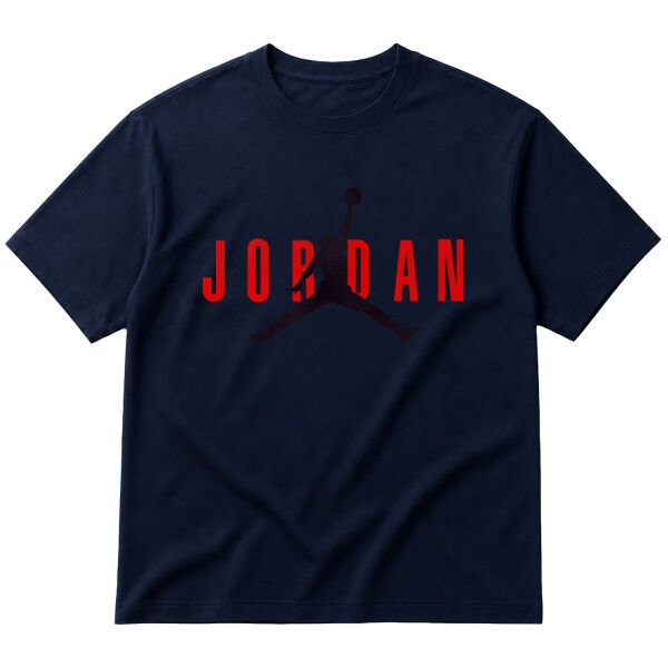 Air Jordan Classic Oversize Tişört M - İndigo Mavisi