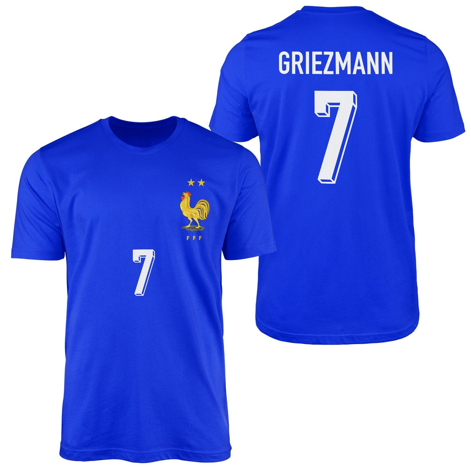 Antoine Griezmann | Fransa 2024 Forma Tişört XL - Mavi