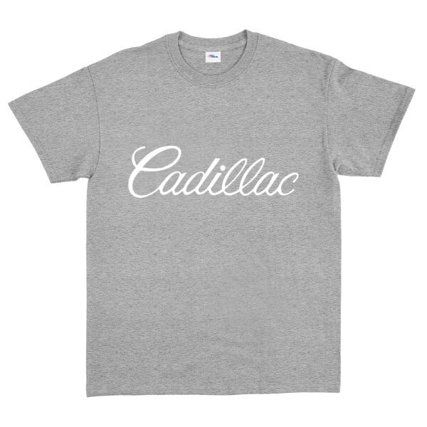 Cadillac Script Tişört L - Gri