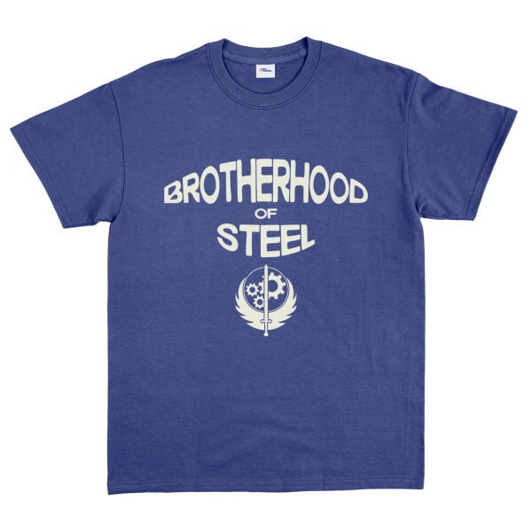 Brotherhood of Steel Tişört M - İndigo Mavisi