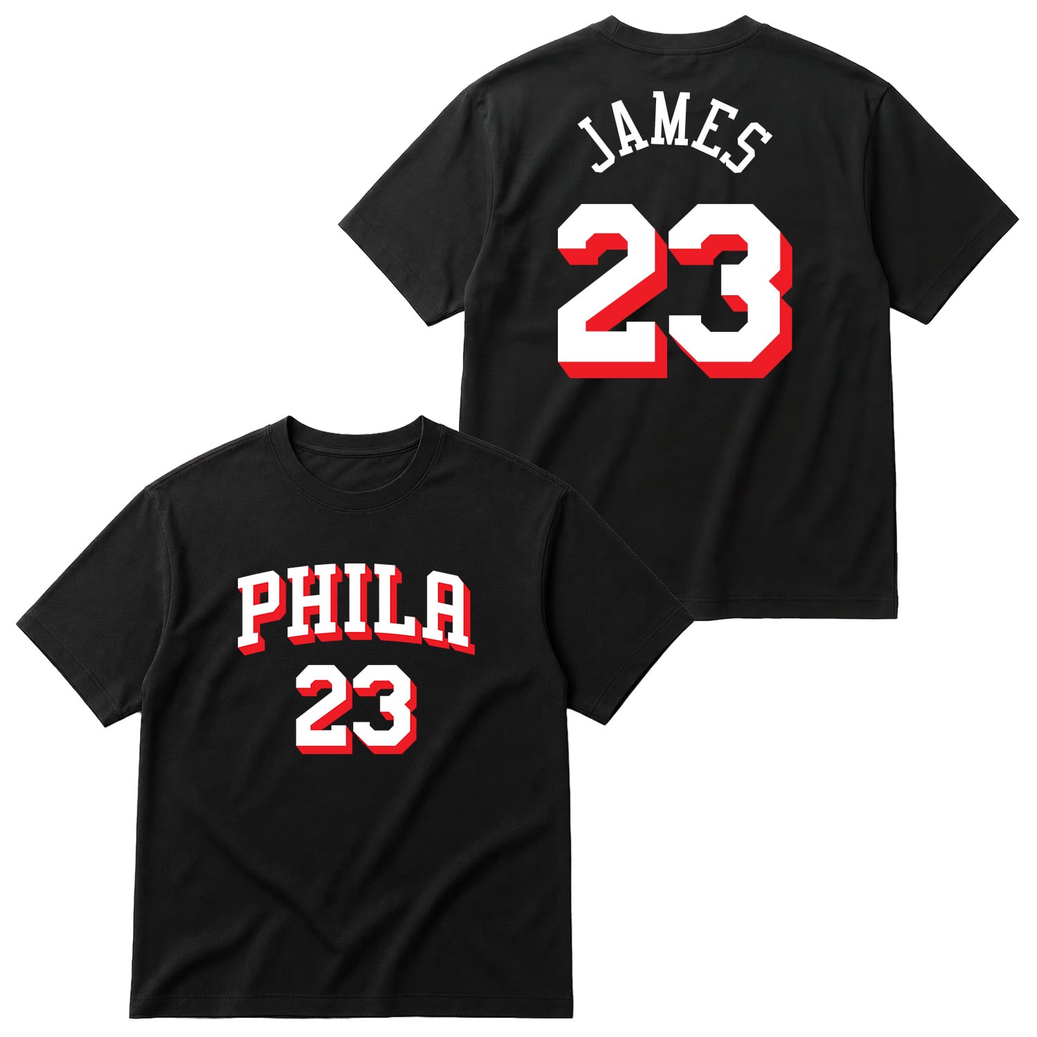 LeBron James Philadelphia Oversize Tişört