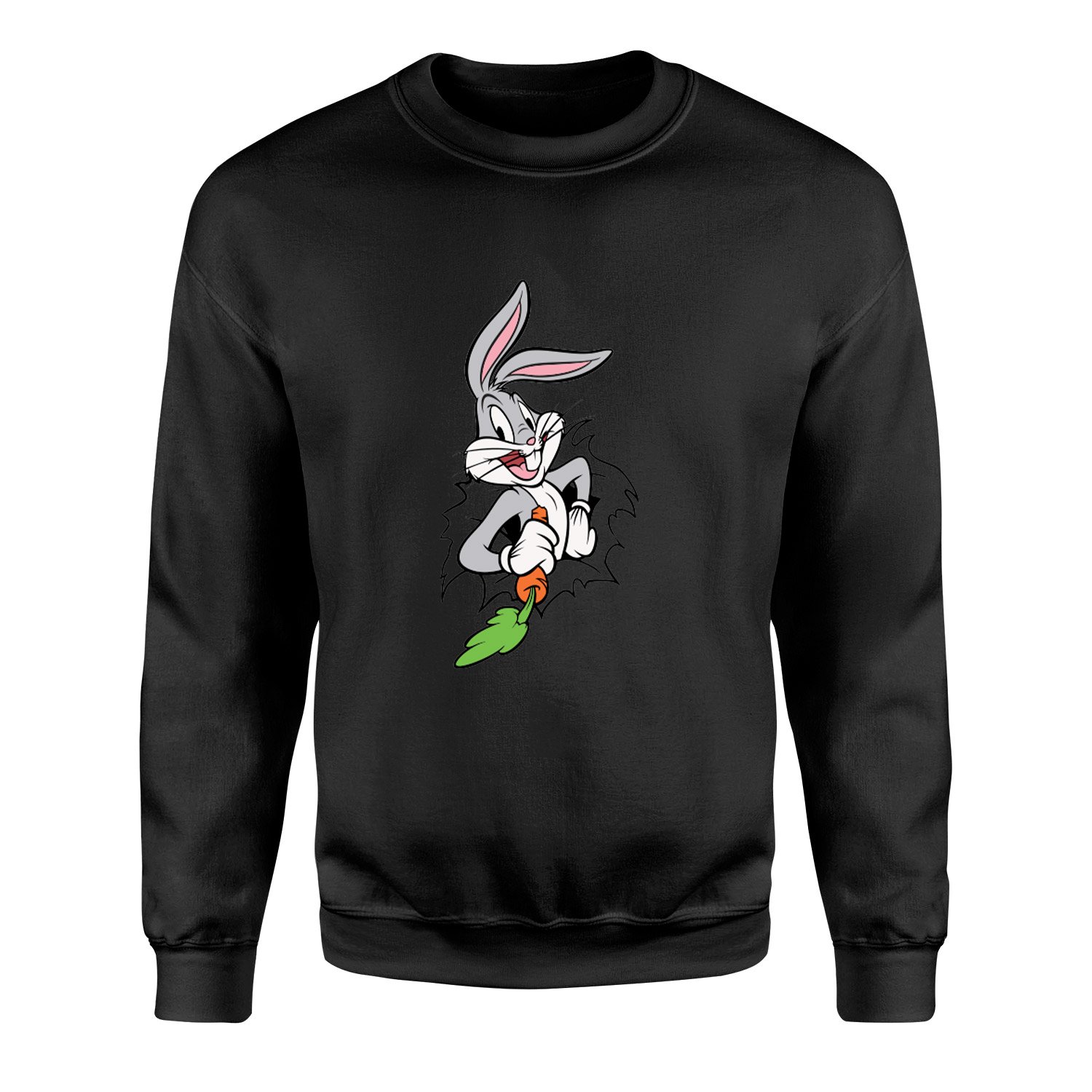 Bugs Bunny Splash Sweatshirt S - Siyah