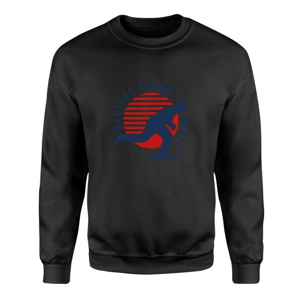 Skaters Gonna Skate Sweatshirt L - Siyah