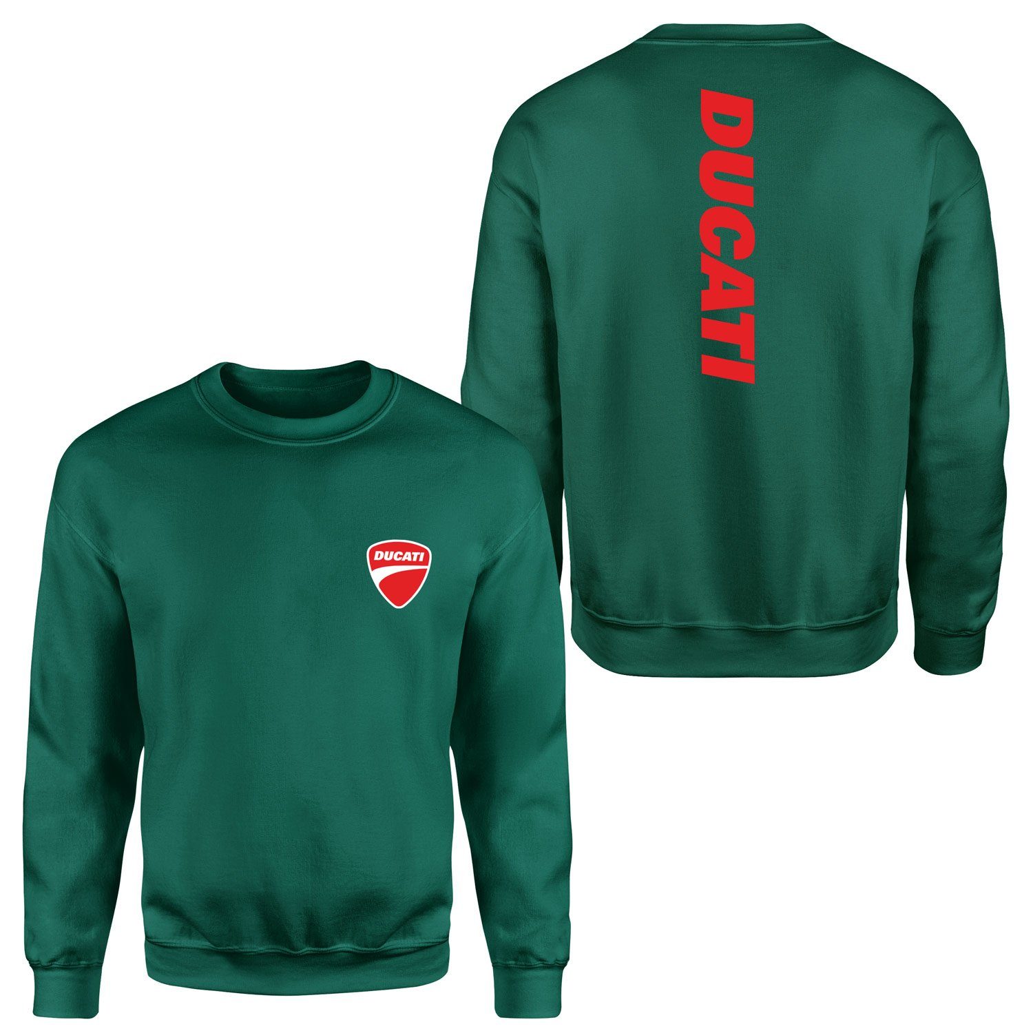 Ducati Basic Racing Sweatshirt XL - Nefti Yeşili