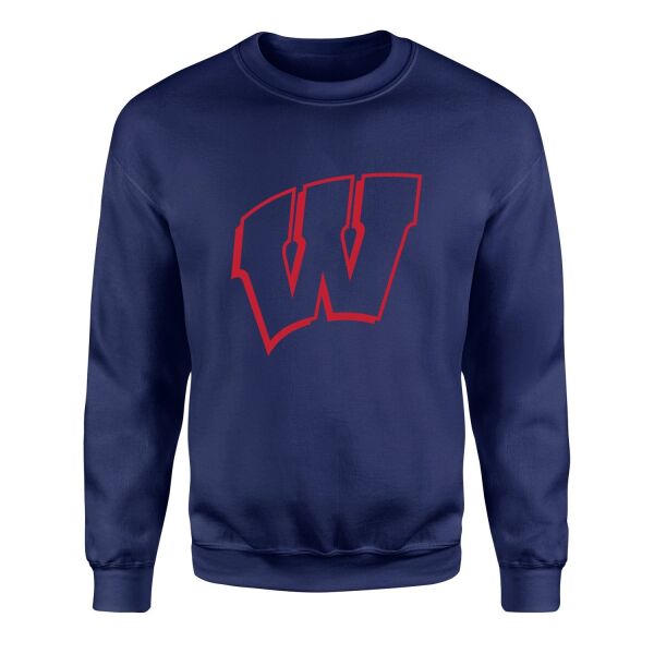 Wisconsin Badgers Sweatshirt L - İndigo Mavisi
