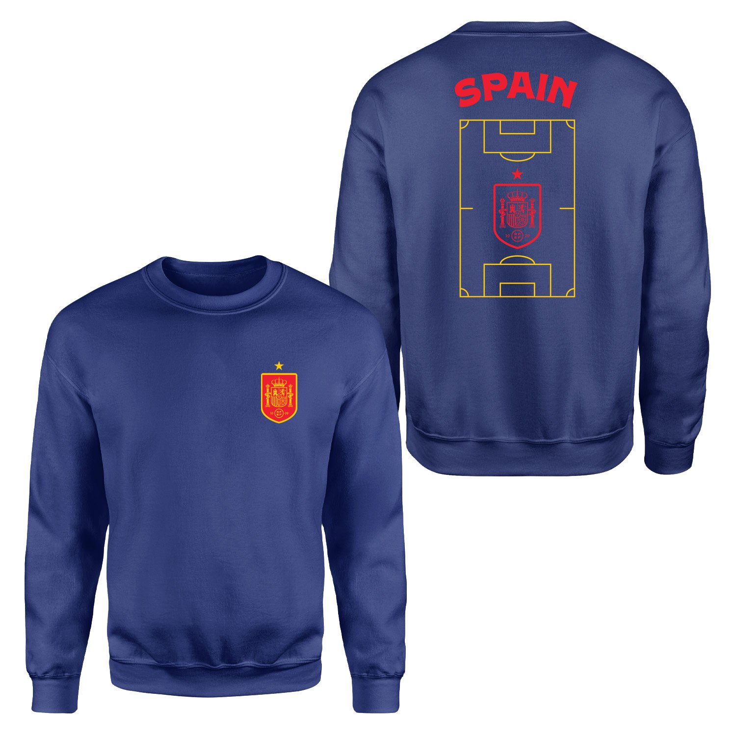 İspanya Dünya Kupası 2026 Sweatshirt S - İndigo Mavisi