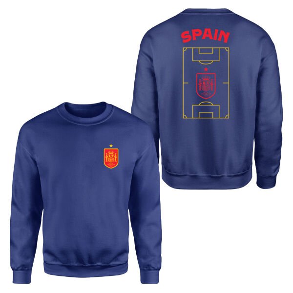 İspanya Dünya Kupası 2026 Sweatshirt S - İndigo Mavisi