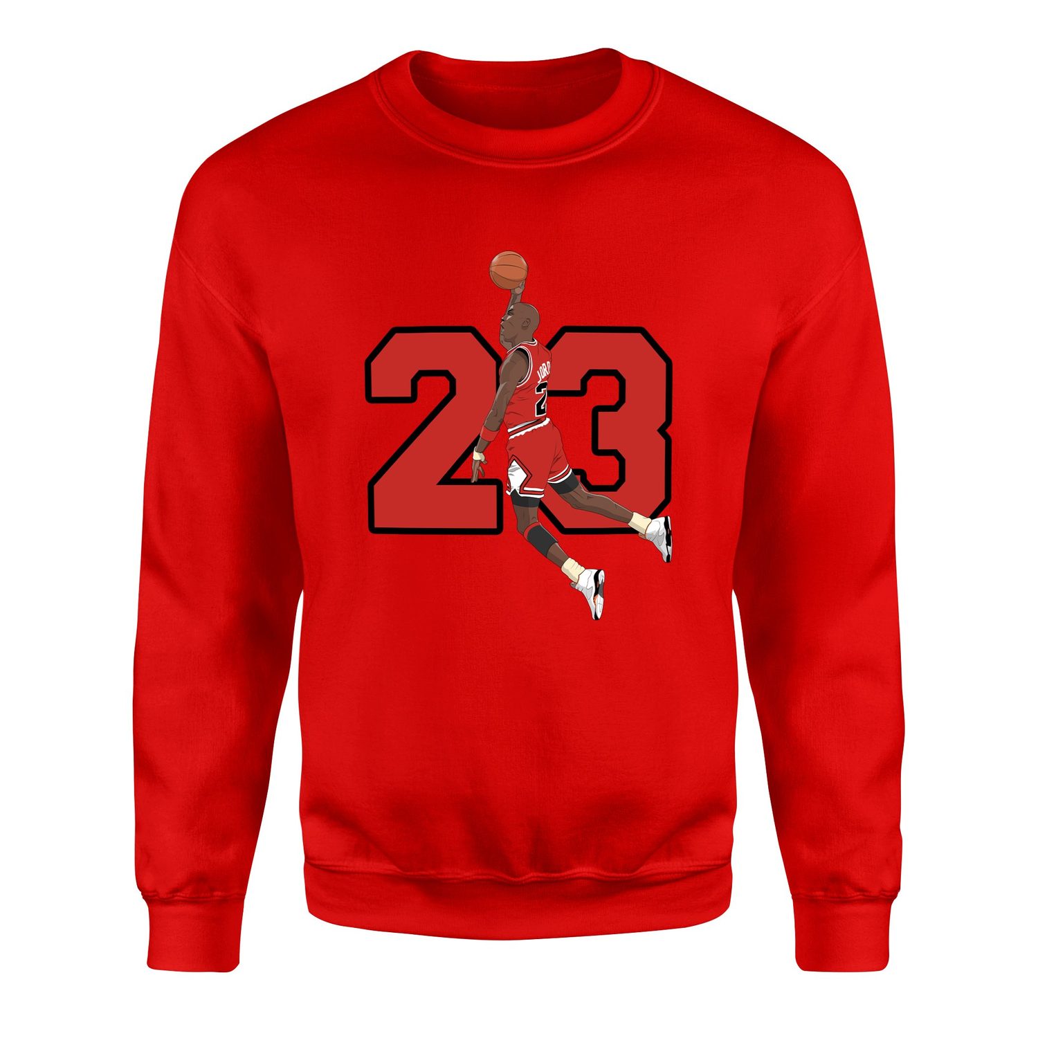 Michael “Air” Jordan Dunk Sweatshirt L - Kırmızı