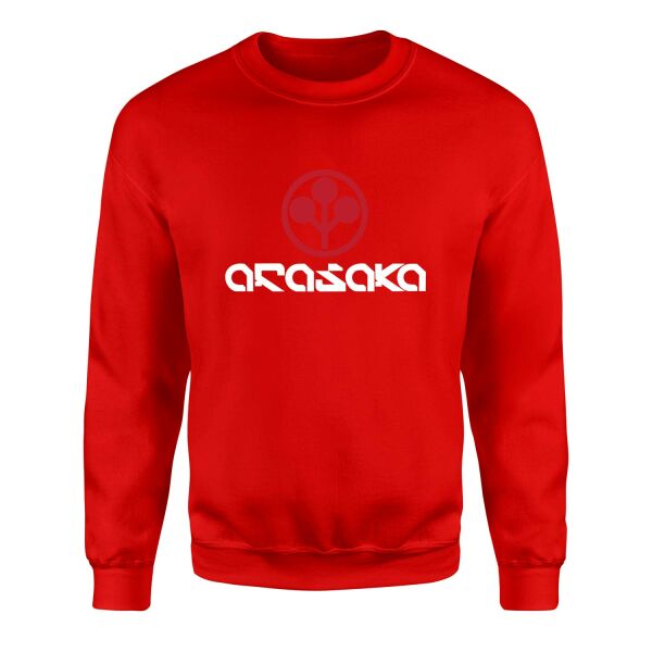 Arasaka | Cyberpunk Sweatshirt XL - Kırmızı
