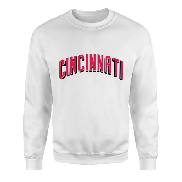 Cincinnati Sweatshirt S - Beyaz