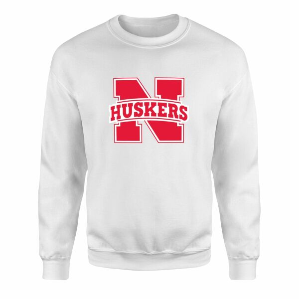 Nebraska Cornhuskers Sweatshirt S - Beyaz