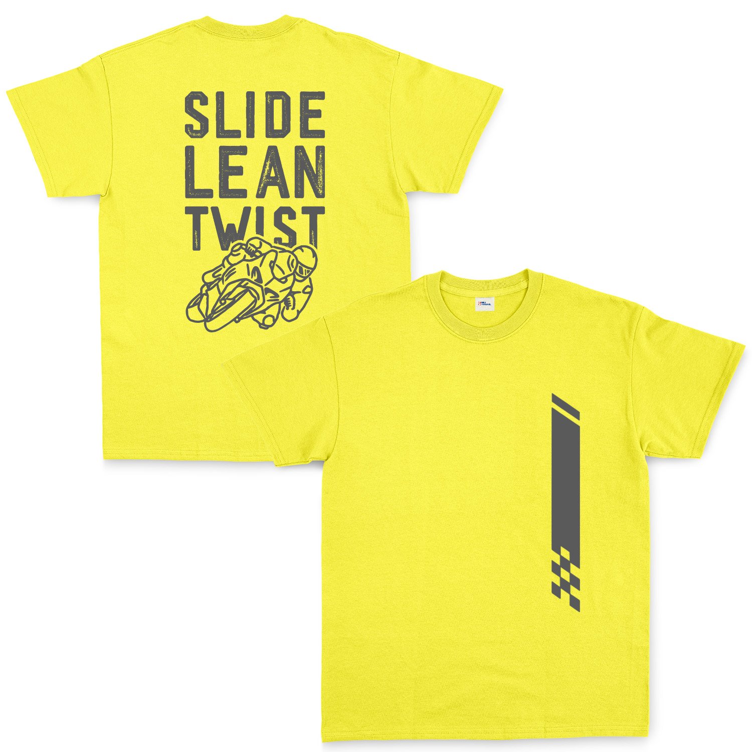 Slide, Lean, Twist GR Tişört XL - Sarı
