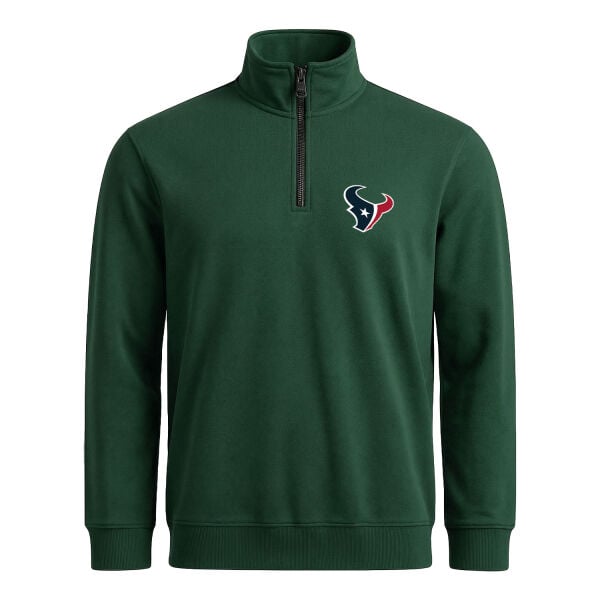 Houston Texans Yarım Fermuarlı Sweatshirt