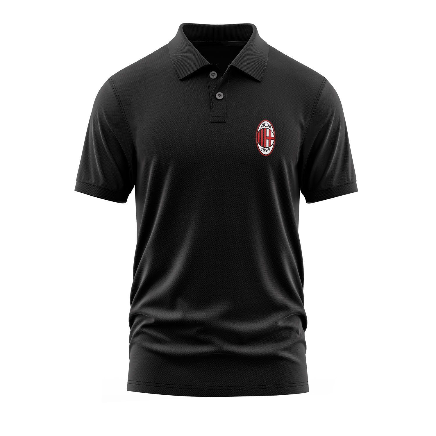 AC Milan Polo Tişört M - Siyah