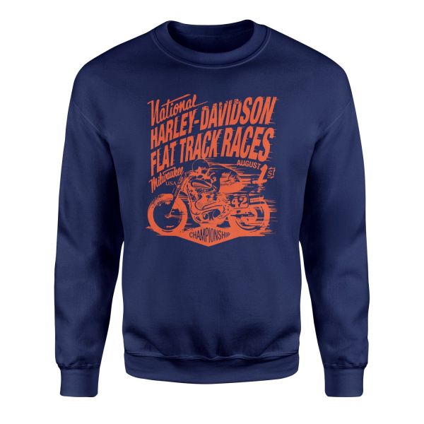 Harley-Davidson XIII Sweatshirt XL - İndigo Mavisi