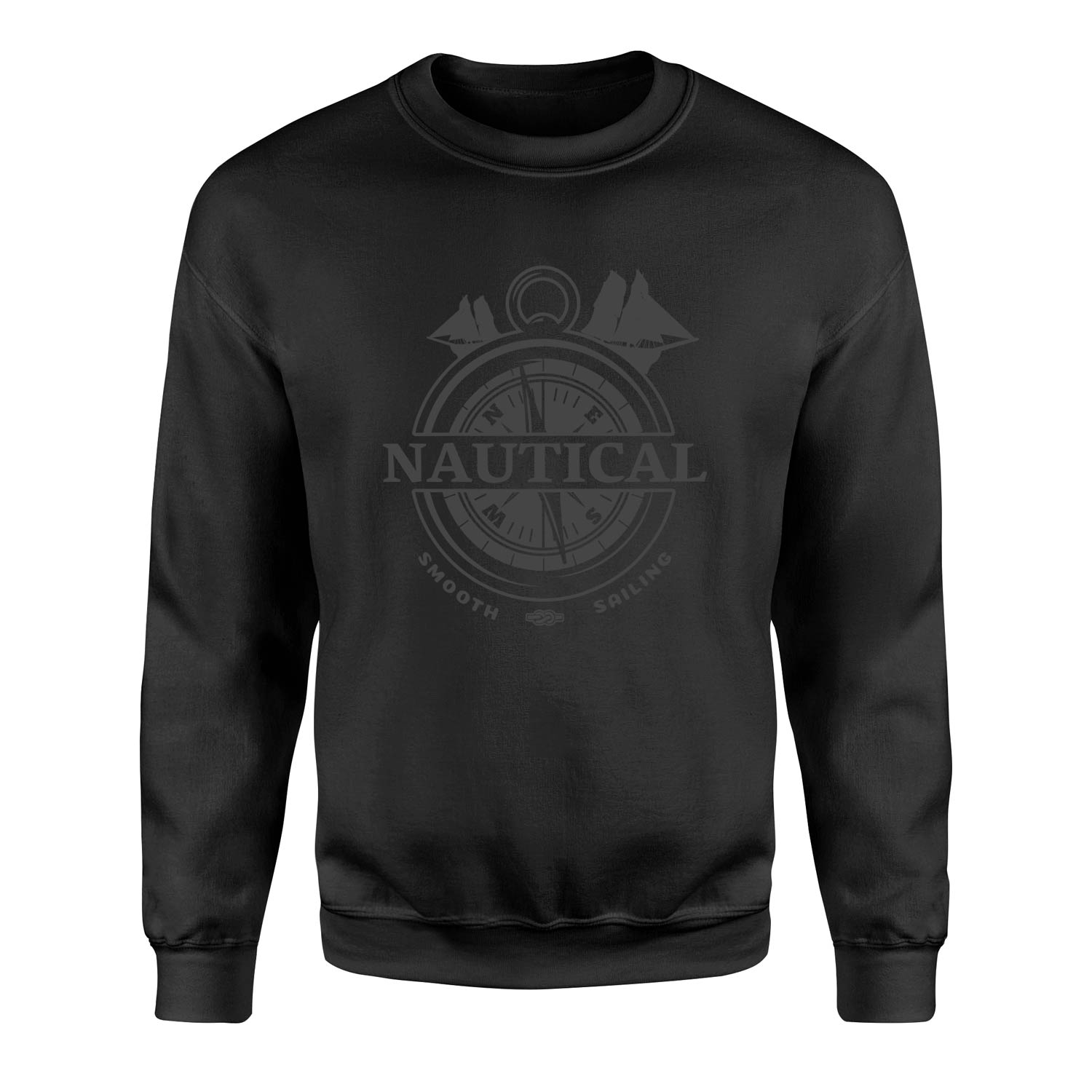 Smooth Sailing Denizci Sweatshirt M - Siyah