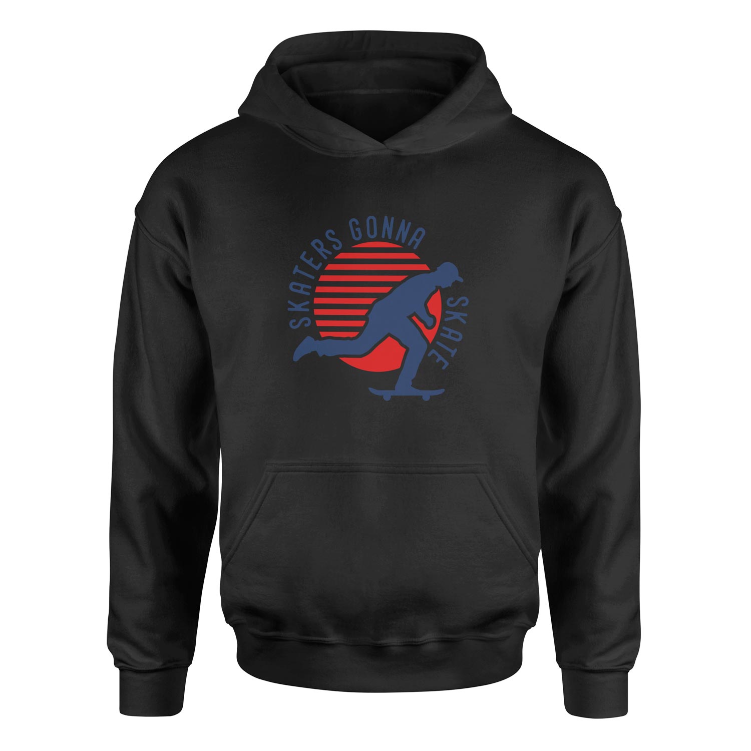 Skaters Gonna Skate Hoodie M - Siyah