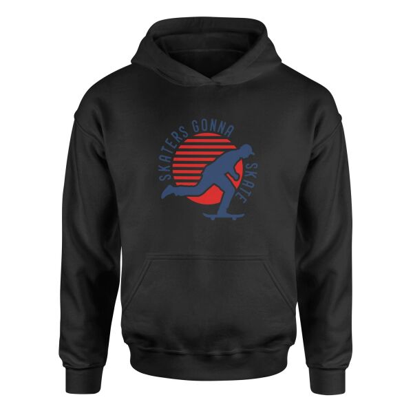 Skaters Gonna Skate Hoodie M - Siyah
