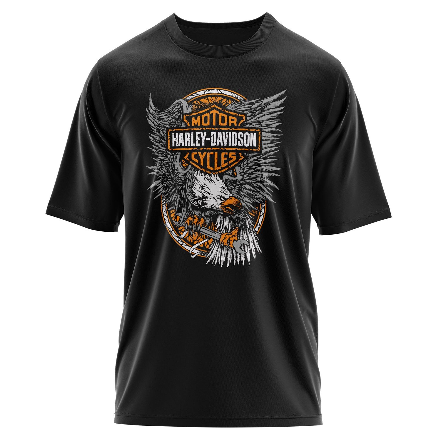 Harley-Davidson Motorcycles Oversize Tişört L - Siyah