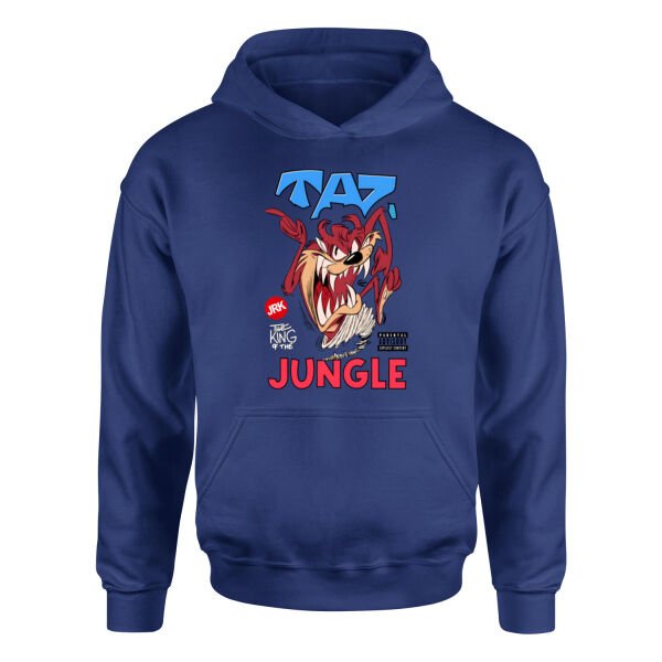 Taz The King of Jungle Hoodie S - İndigo Mavisi