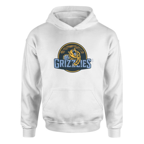 Grizzlies Hoodie L - Beyaz