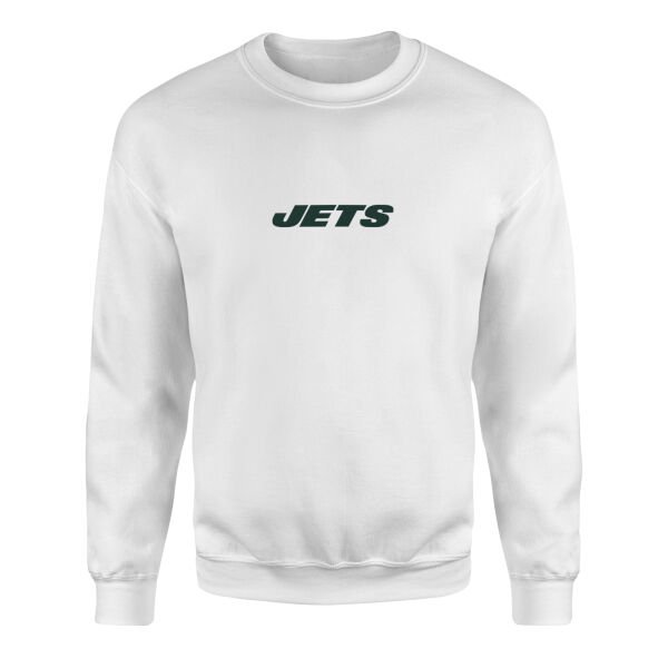 NY JETS Iconic Sweatshirt S - Beyaz